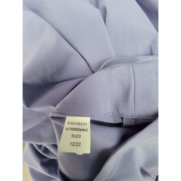 Athleta Arrival Maxi Dress Women's XS Adonis Blue Pockets Cross Back Athleisure - Picture 11 of 12